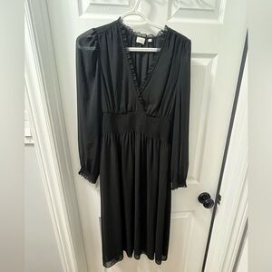 Wilfred Black Long Sleeve Dress